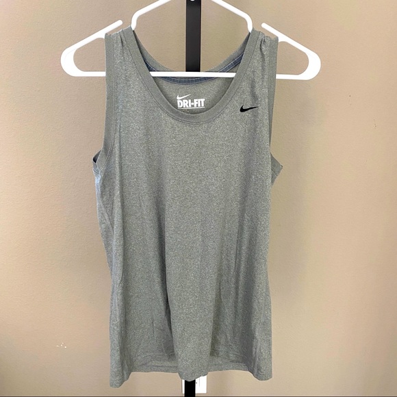 Nike Dri-fit grey tank - Picture 1 of 6
